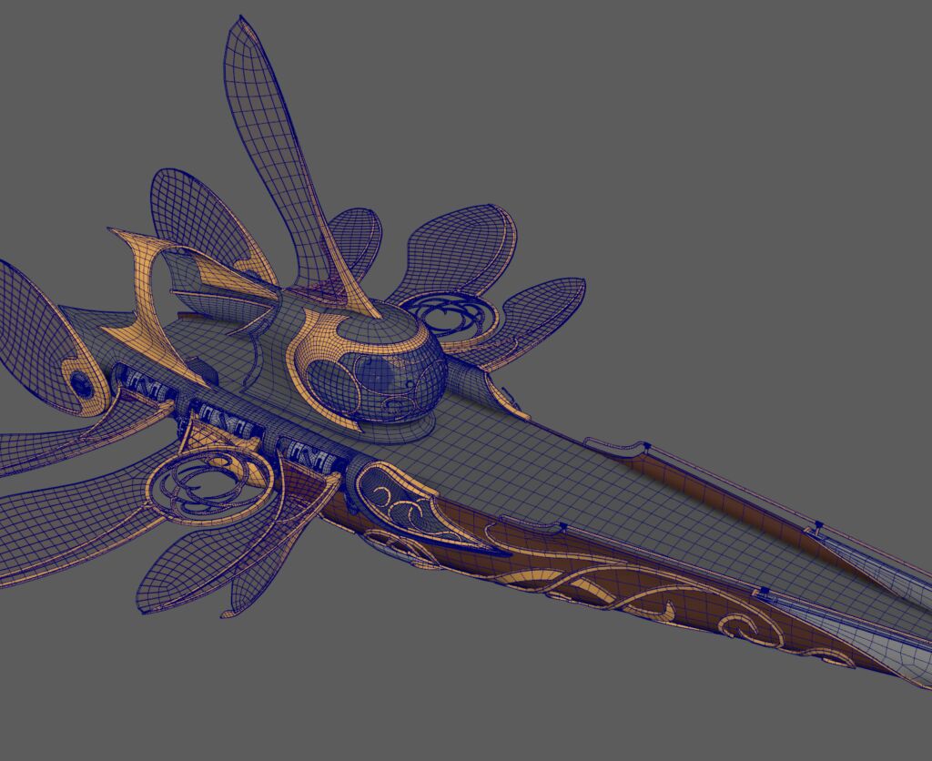 Ship Astria Modeling wire 01