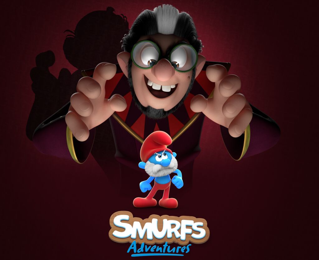 PAPASMURF POSTER DIGITAL 1920x1080px