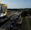 Augmented reality graphics at the Mettet Superbiker event